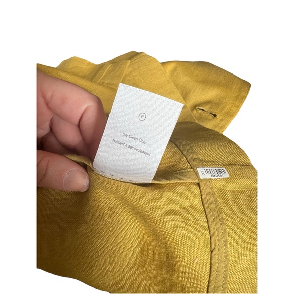 Heartloom Women’s 100% Linen Jacket Petite Small Lime Green NWOT Celsa Blazer - Picture 10 of 10